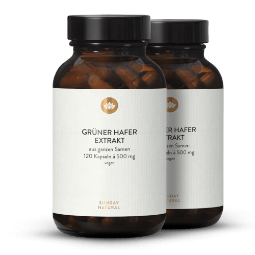Grner Hafer Extrakt Kapseln