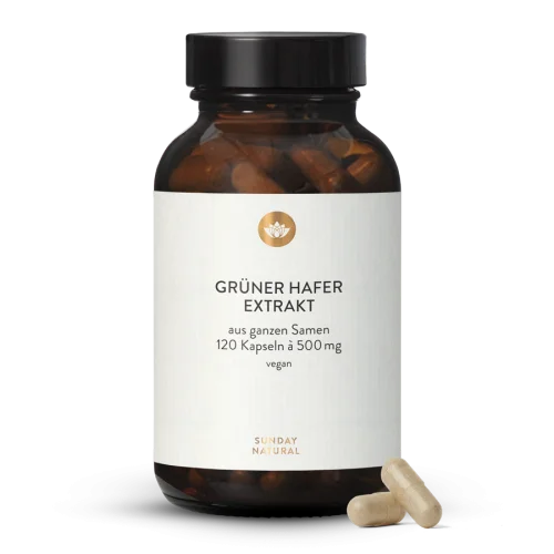 Grner Hafer Extrakt Kapseln