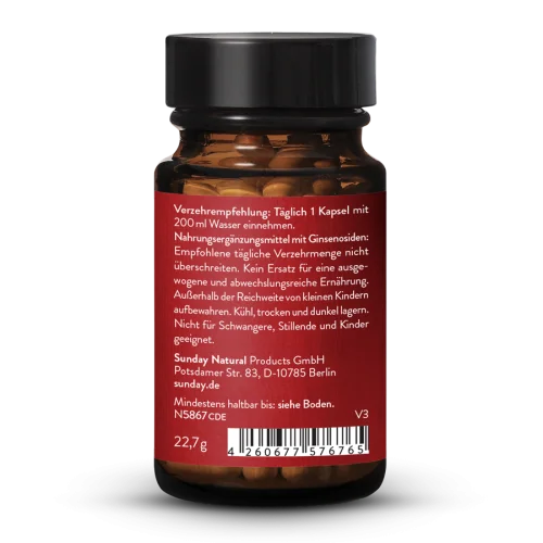 Extrait de ginseng rouge 19,5 %