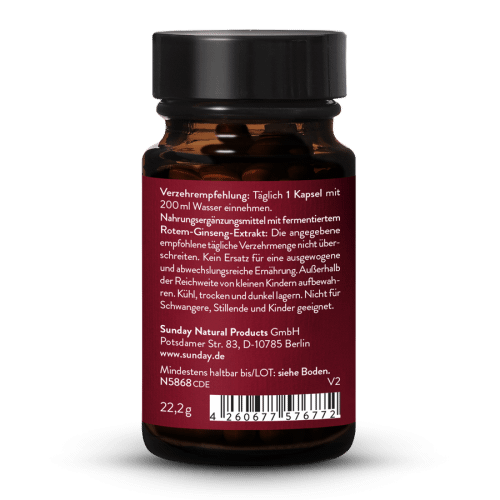 Roter Ginseng Extrakt fermentiert