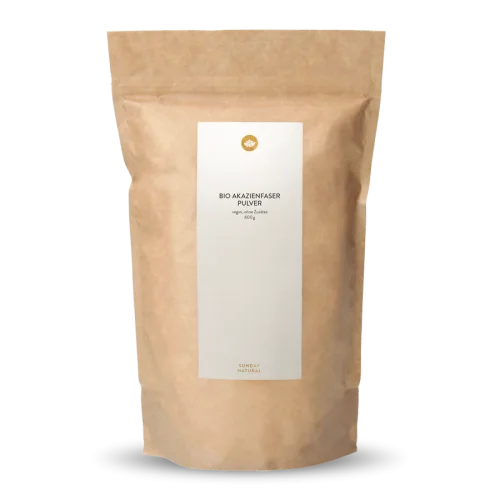 Fibre d'acacia bio en poudre