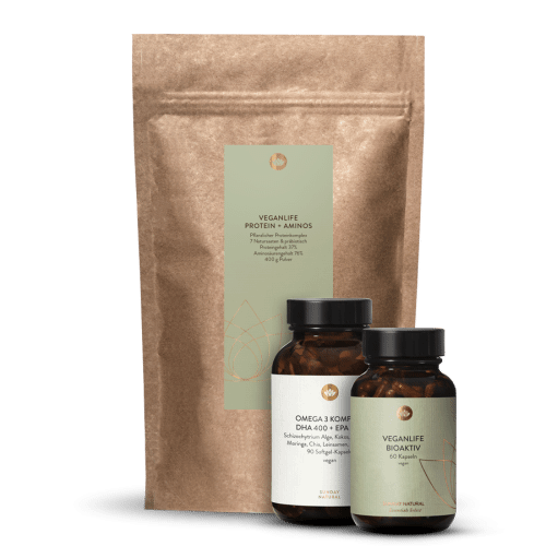Veganlife Bioaktiv + Protein + Omega 3 Set