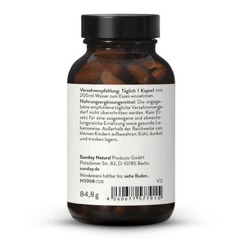 Bitartrate de choline 600 mg en glules