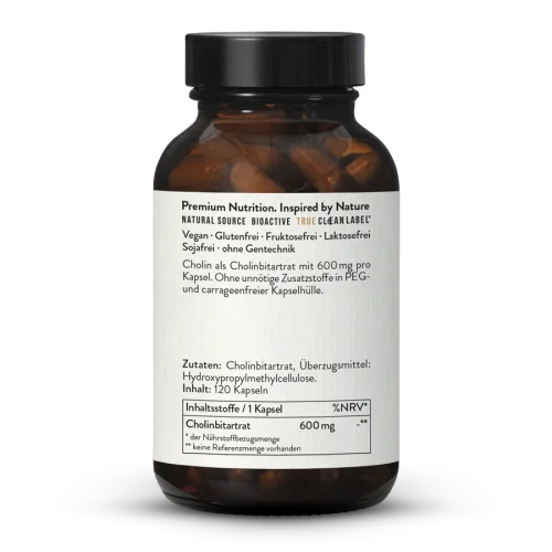 Choline Bitartrate Capsules 600mg