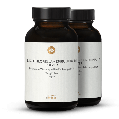 Chlorelle + Spiruline en poudre
