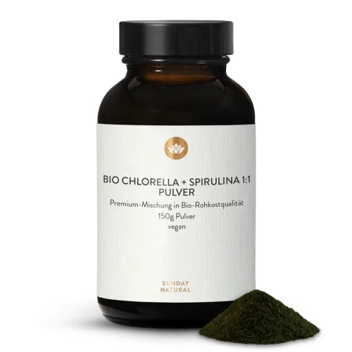 Chlorella + Spirulina Pulver