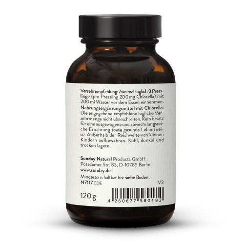 Chlorella Taiwan Presslinge