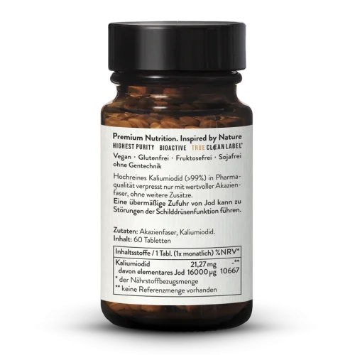 High Dose Iodine 16mg Mini Tablets