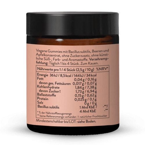 Bacillus Subtilis Beeren Gummies