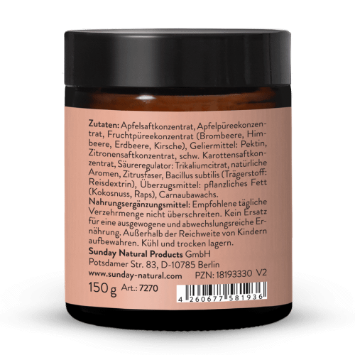 Bacillus Subtilis Beeren Gummies