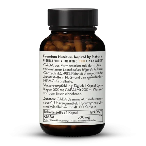 GABA 500mg Capsules