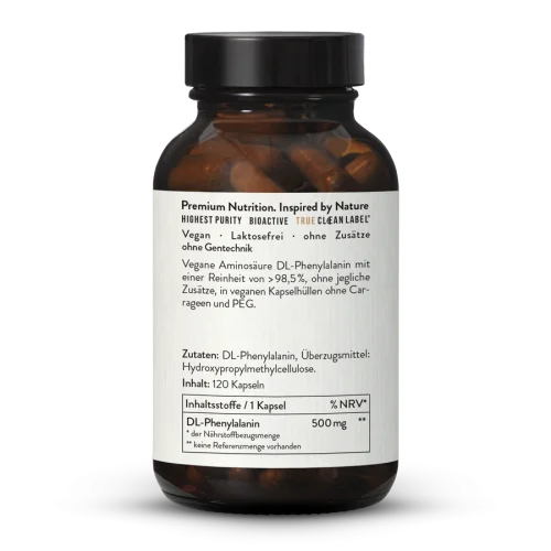 DL-Phenylalanine 500mg Capsules