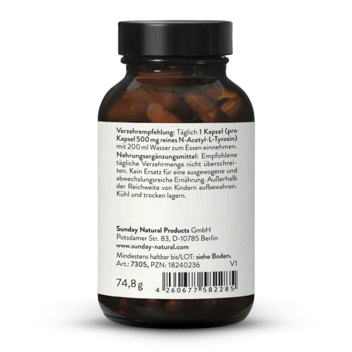 N-Acetyl-L-Tyrosin 500 mg Kapseln