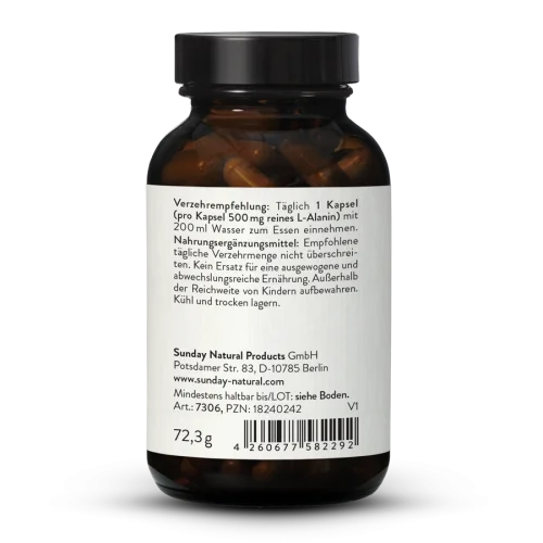 L-Alanin 500 mg Kapseln