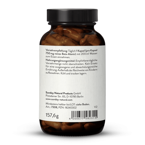 Beta-Alanin 750mg Kapseln