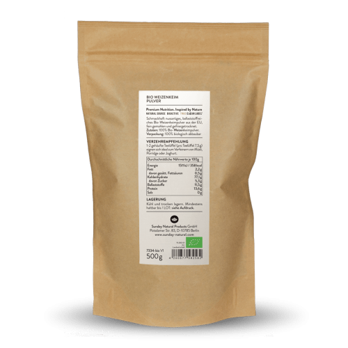 Poudre de germes de bl bio
