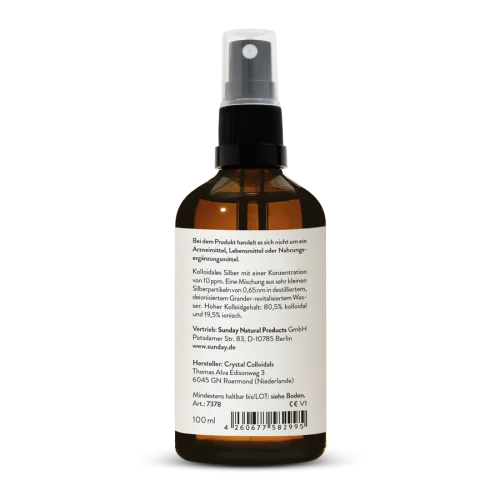 Argent collodal  80 % (spray) 10 PPM