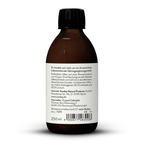 Colloidal Silver 80% Colloidal 10PPM