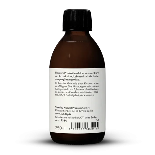 Or collodal  100 % 10 PPM