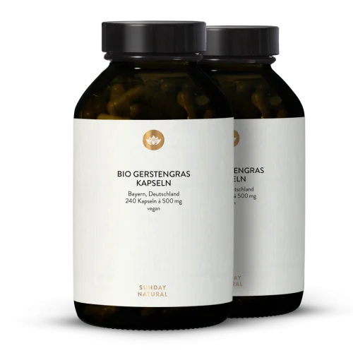 Herbe d'orge bio en glules