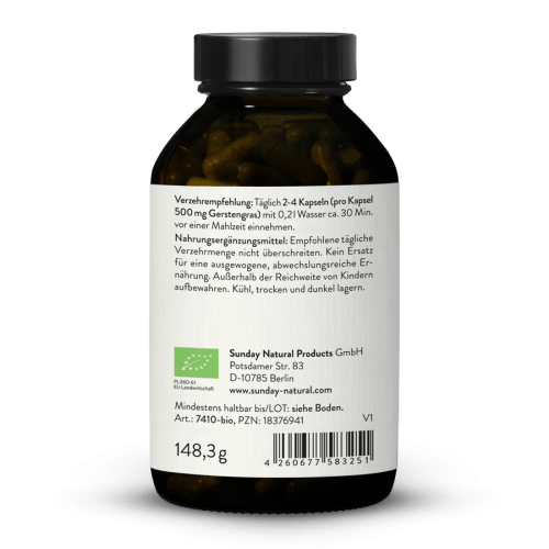 Biologisch Gerstegras Capsules
