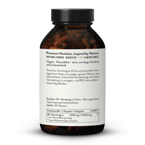 Biologisch Gerstegras Capsules