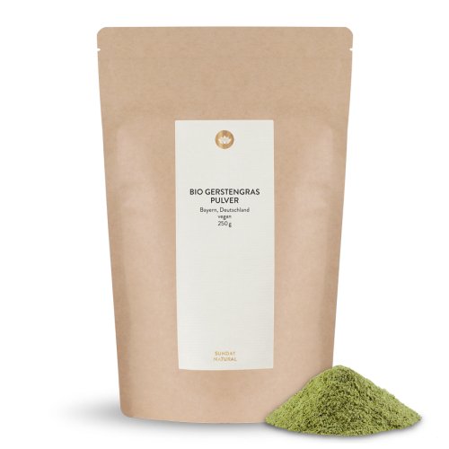 Poudre d'herbe d'orge bio