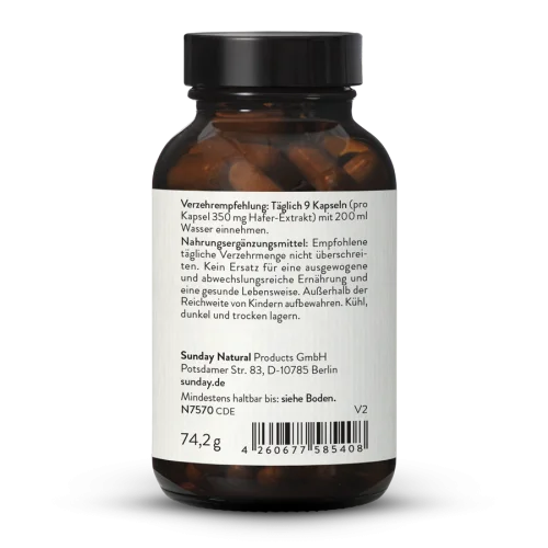 Bta-glucanes d'avoine en glules