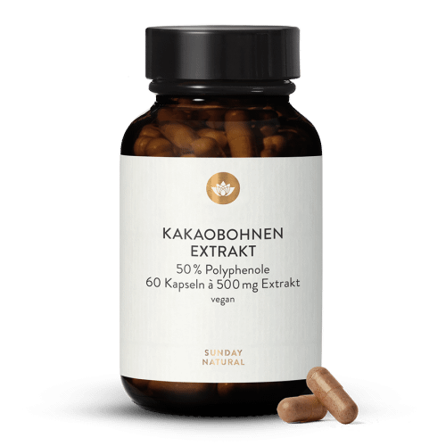 Kakaobohnen Extrakt Kapseln