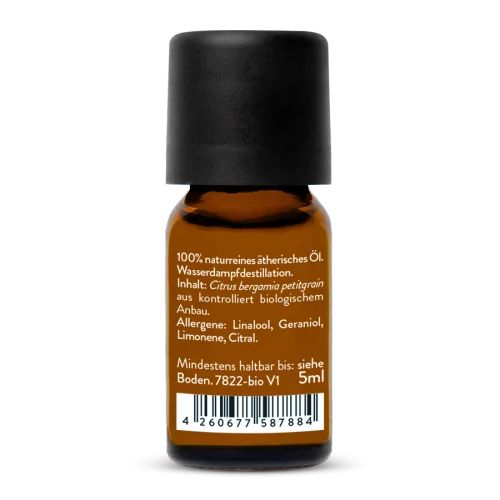 Huile essentielle de petitgrain bergamote bio