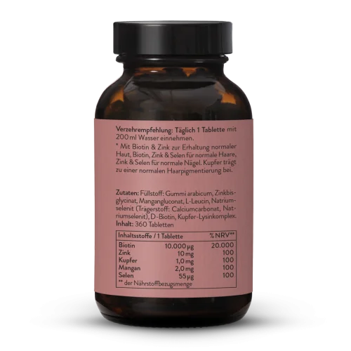 Skin Hair Nails Biotin Forte