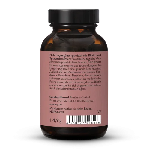 Skin Hair Nails Biotin Forte
