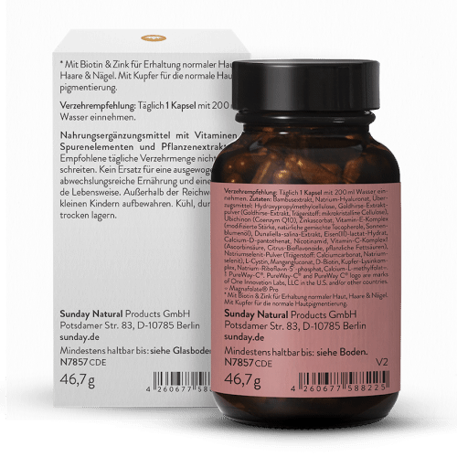 Complexe peau, cheveux, ongles