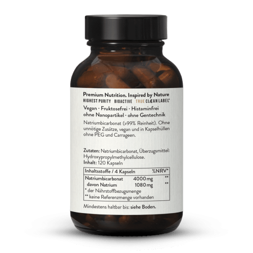 Bicarbonate de sodium en glules