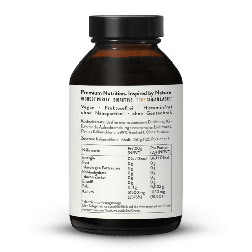 Chlorure de potassium en poudre