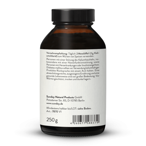 Chlorure de potassium en poudre