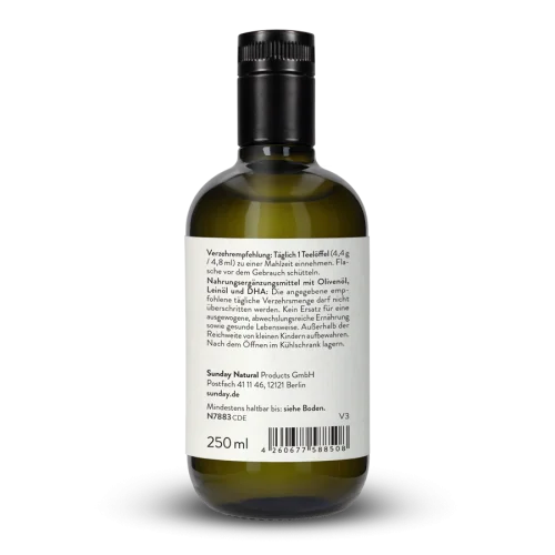 Vegan High Polyphenol Olive & Omega-3 Oil