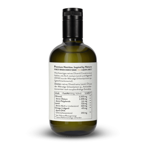 High Quality Polyphenol Oliven- & Omega 3-l vegan
