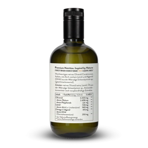 High Quality Polyphenol Oliven- & Omega 3-l vegan