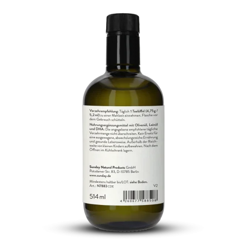 Huile d'olive et d'oméga-3 riche en polyphénols