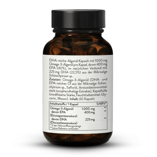 Omega 3 EPA 400 mg + DHA Vegan