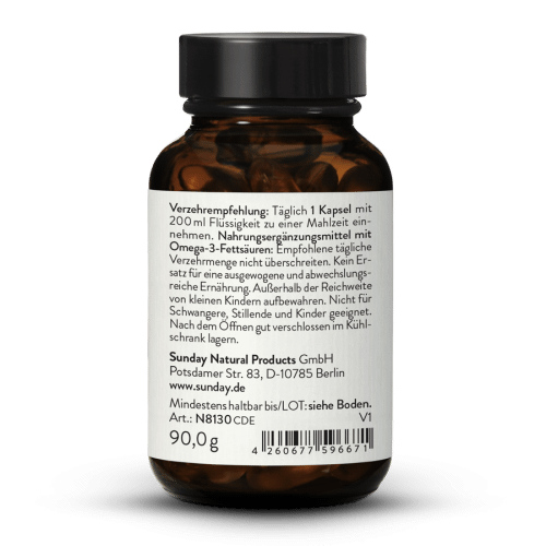 Omega 3 EPA 400 mg + DHA Vegan