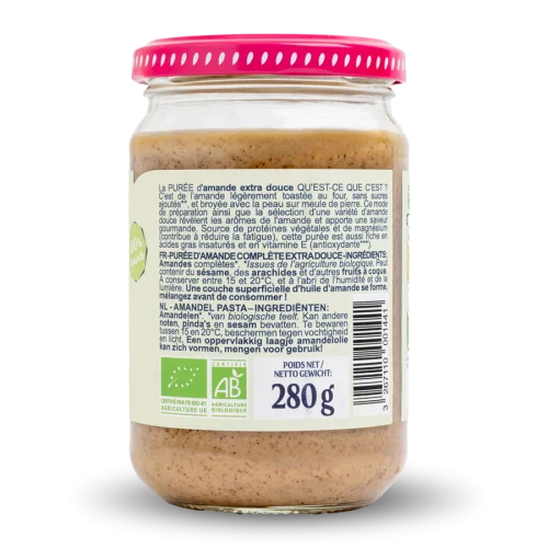 Extra Sweet Organic Almond Butter