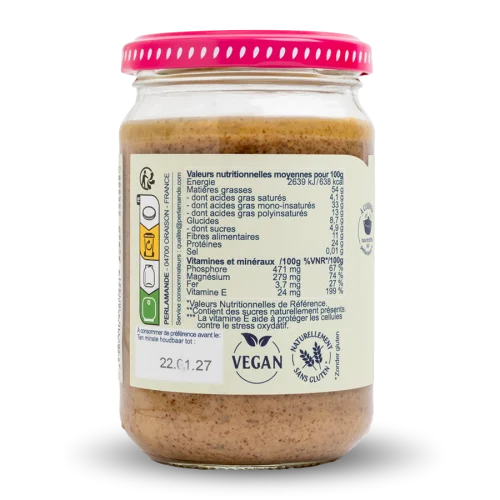 Pure d'amandes bio extra-douce