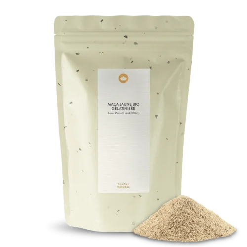 Maca jaune bio glatinise