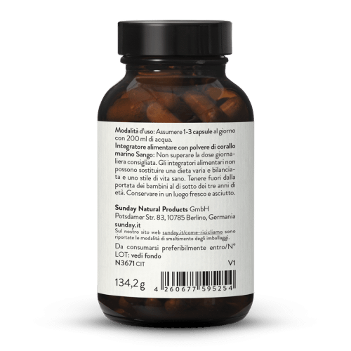 Corallo marino Sango in capsule