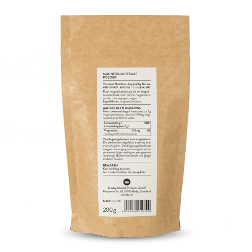 Magnesium Citraat Poeder
