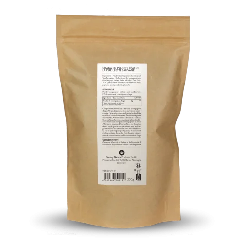 Poudre de chaga (cueillette sauvage)