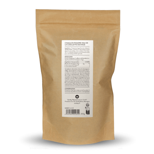 Poudre de chaga (cueillette sauvage)