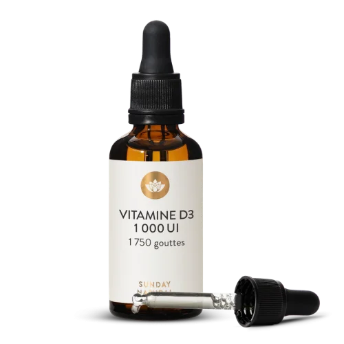 Vitamine D3 1 000 UI, 1 750 Gouttes